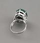 Preview: Silberner Malachit-Ring