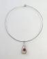 Preview: Collier mit rotem Stein