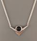 Preview: Collier mit schwarzem Stein