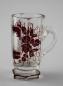 Preview: Rotes Bäderglas Schnapsgläschen