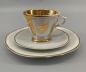 Preview: Porzellan Vitrinen-Tasse Krister Biedermeier "Ich gratulire"