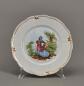 Preview: Teller Watteau-Szene handbemalt