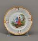Preview: Teller Watteau-Szene handbemalt