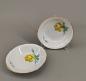 Preview: 2 handgemalte Kompottschalen gelbe Rose