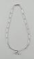 Preview: Silbernes Collier L 34 cm