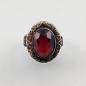 Preview: Ring mit rotem Stein
