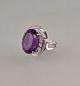 Preview: Üppiger Amethyst-Brillant-Ring