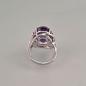 Preview: Üppiger Amethyst-Brillant-Ring