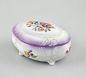 Preview: Barock-Dose Blumen Lichte 12x9x7cm