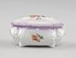 Preview: Barock-Dose Blumen Lichte 12x9x7cm