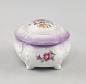 Preview: Barock-Dose Blumen Lichte 12x9x7cm