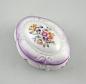 Preview: Barock-Dose Blumen Lichte 12x9x7cm