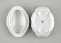 Preview: Barock-Dose Blumen Lichte 12x9x7cm