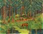 Preview: Monogrammist, Hirsche am Weiher