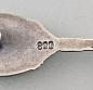 Preview: Silber-Brosche Tennisschläger 1,2x3,4cm