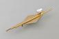 Preview: Modeschmuck-Brosche Vintage Art déco Strassstein