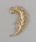 Preview: Modeschmuck-Brosche Vintage Feder Strasssteine