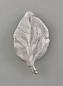 Preview: Modeschmuck-Brosche Vintage Blatt PB silberfarben