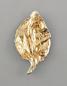 Preview: Modeschmuck-Brosche Vintage Blatt PB silberfarben