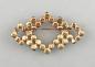Preview: Modeschmuck-Brosche Vintage Granat