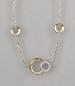 Preview: Gold-Garnitur Armband Ohrstecker Collier