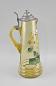 Preview: Krug Jugendstil mit Zinndeckel und Malerei