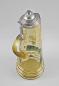 Preview: Krug Jugendstil mit Zinndeckel und Malerei