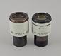 Preview: Mikroskop-Okular Paar Carl Zeiss Jena GF-Pw 10x 25 Brille 30mm