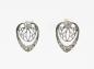 Preview: Ohrringe Blatt Swarovski Steine