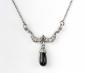 Preview: Art déco Collier mit Onyx