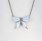 Preview: emailliertes Collier Schmetterling
