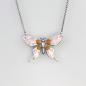 Preview: emailliertes Collier Schmetterling