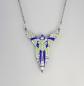 Preview: emailliertes Collier Swarovski