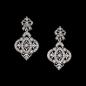 Preview: Historismus Ohrringe Swarovski Steine