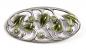 Preview: emaillierte Jugendstil Brosche