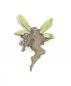 Preview: emaillierte Jugendstil Brosche Elfe