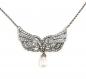 Preview: Jugendstil Collier Swarovski und Perle