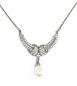 Preview: Jugendstil Collier Swarovski und Perle