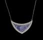 Preview: emailliertes Jugendstil Collier Swarovski