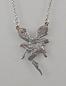Preview: emailliertes Jugendstil Collier Elfe