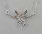 Preview: emailliertes Jugendstil Collier Elfe Swarovski