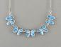 Preview: emailliertes Collier Schmetterlinge