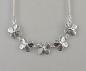 Preview: emailliertes Collier Schmetterlinge