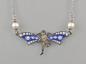 Preview: emailliertes Collier "Putto" Swarovski & Perlen