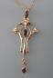 Preview: Jugendstil Collier mit Granat