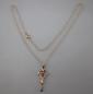 Preview: Jugendstil Collier mit Granat