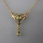 Preview: Jugendstil Collier Peridot