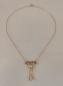Preview: rotvergoldetes Collier Opal Perlen