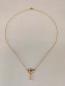 Preview: Collier gelbvergoldet Smaragd Perle