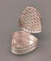 Preview: Pillendose Flechtoptik Herz 3x3x1,2cm